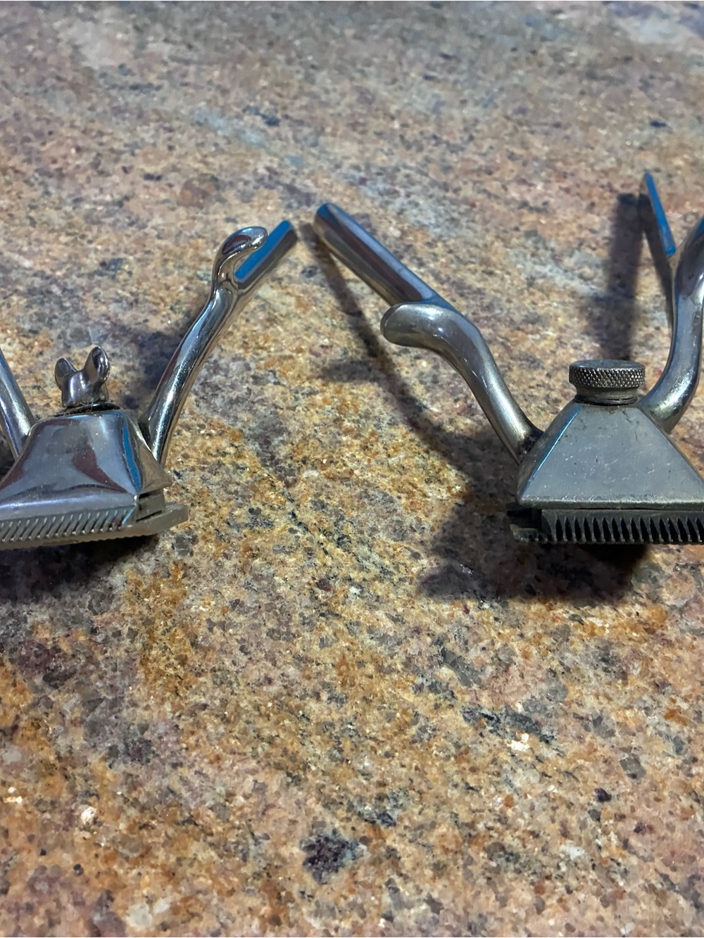 Adjustable Metal Manual Hair Clipper - Silver